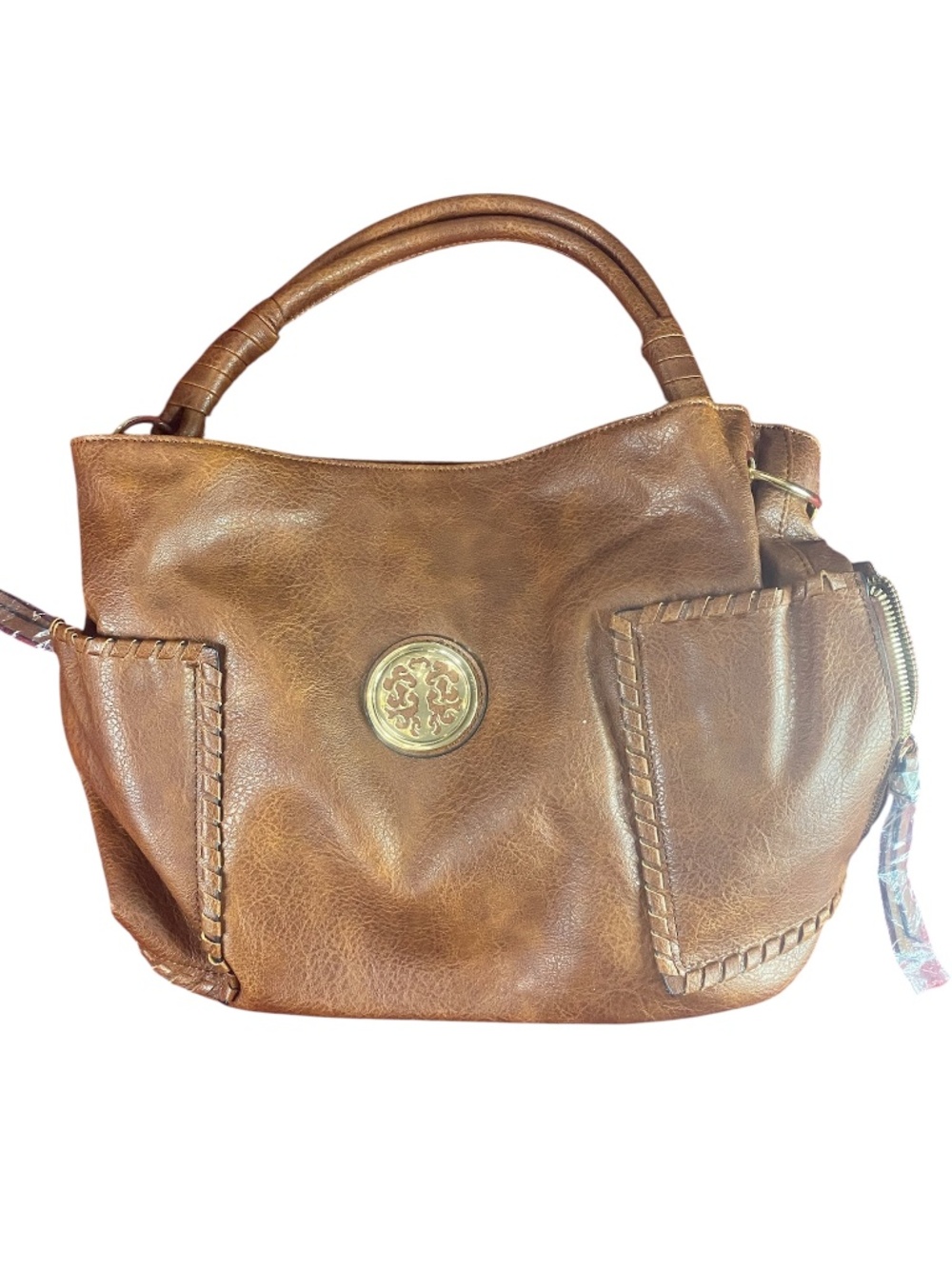 Stone Mountain River Irene Hobo Bag Cognac